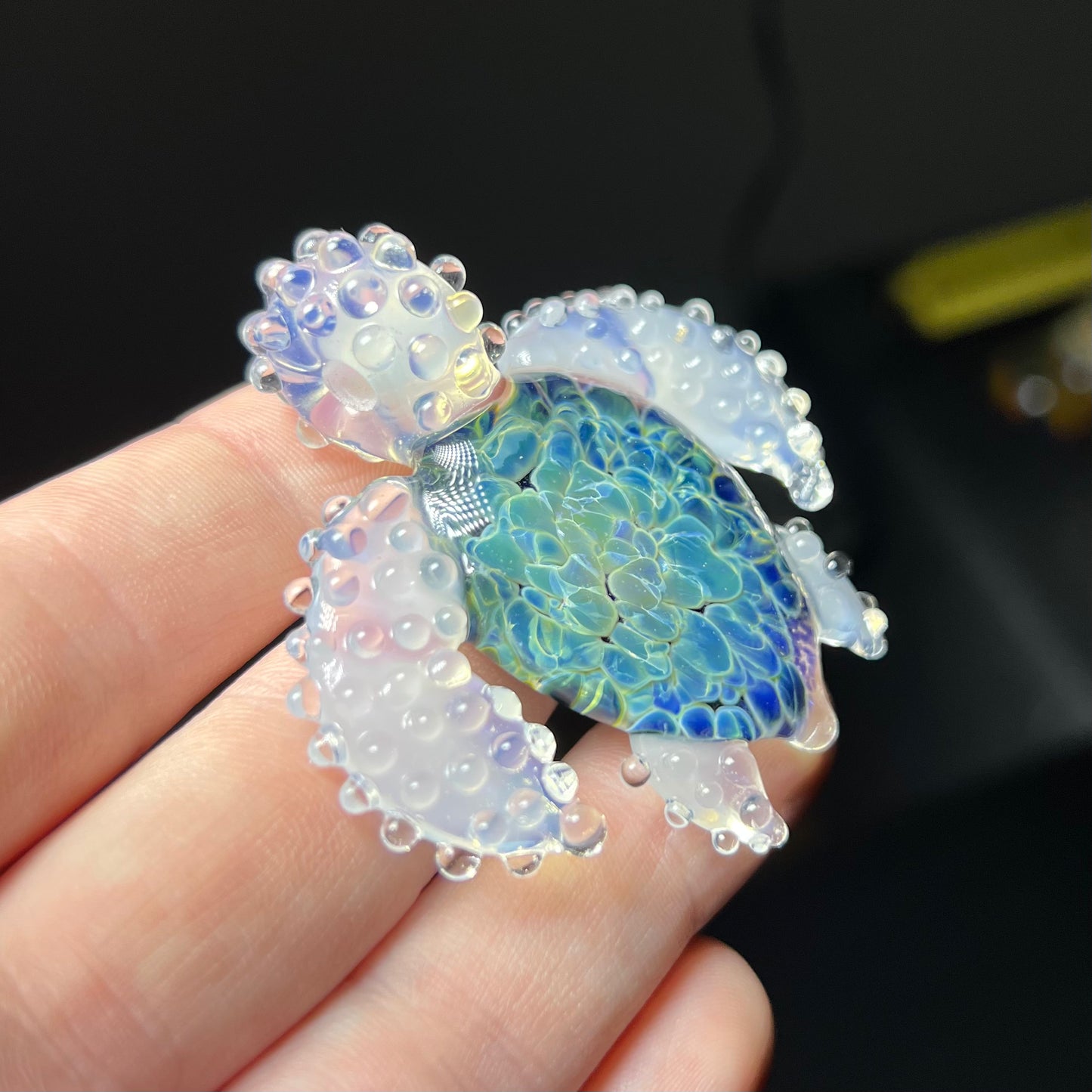 #127 UV Sea Turtle Pendant