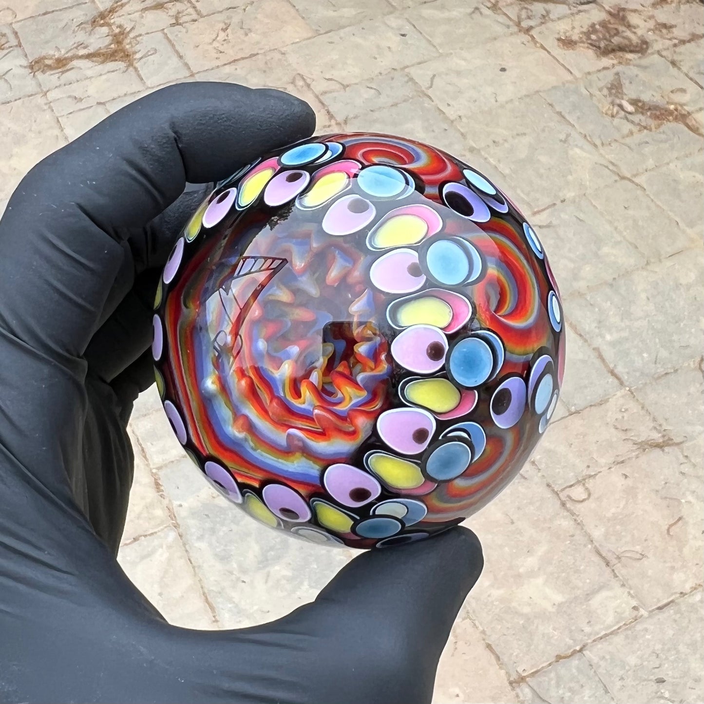 6 Vortex UV Opal Eater Cave Marble