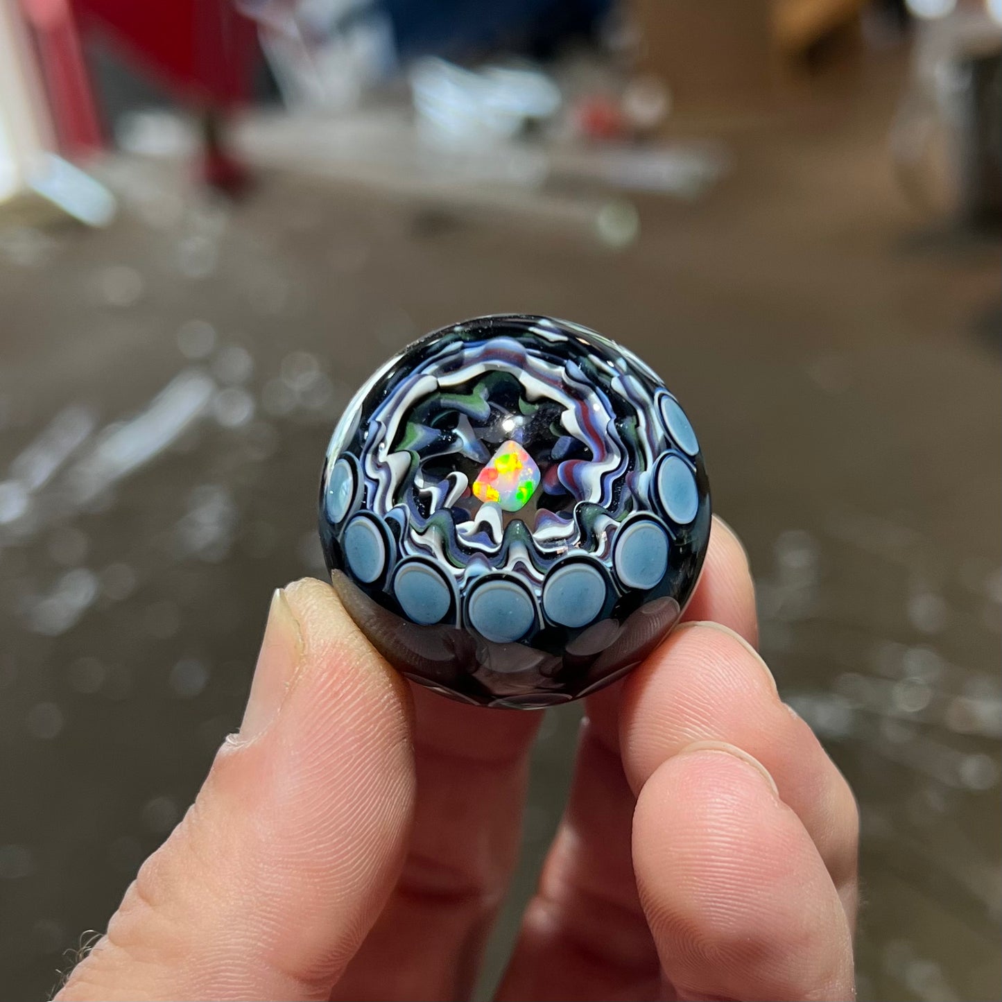 Mini Opal Eater Cave Marble