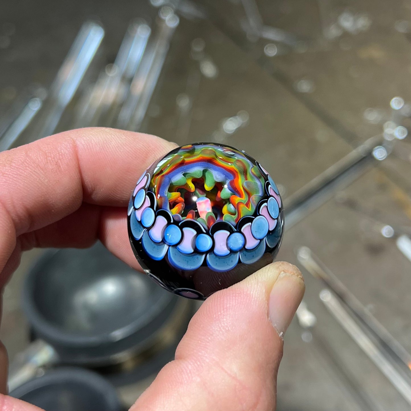 Mini Opal Eater Cave Marble