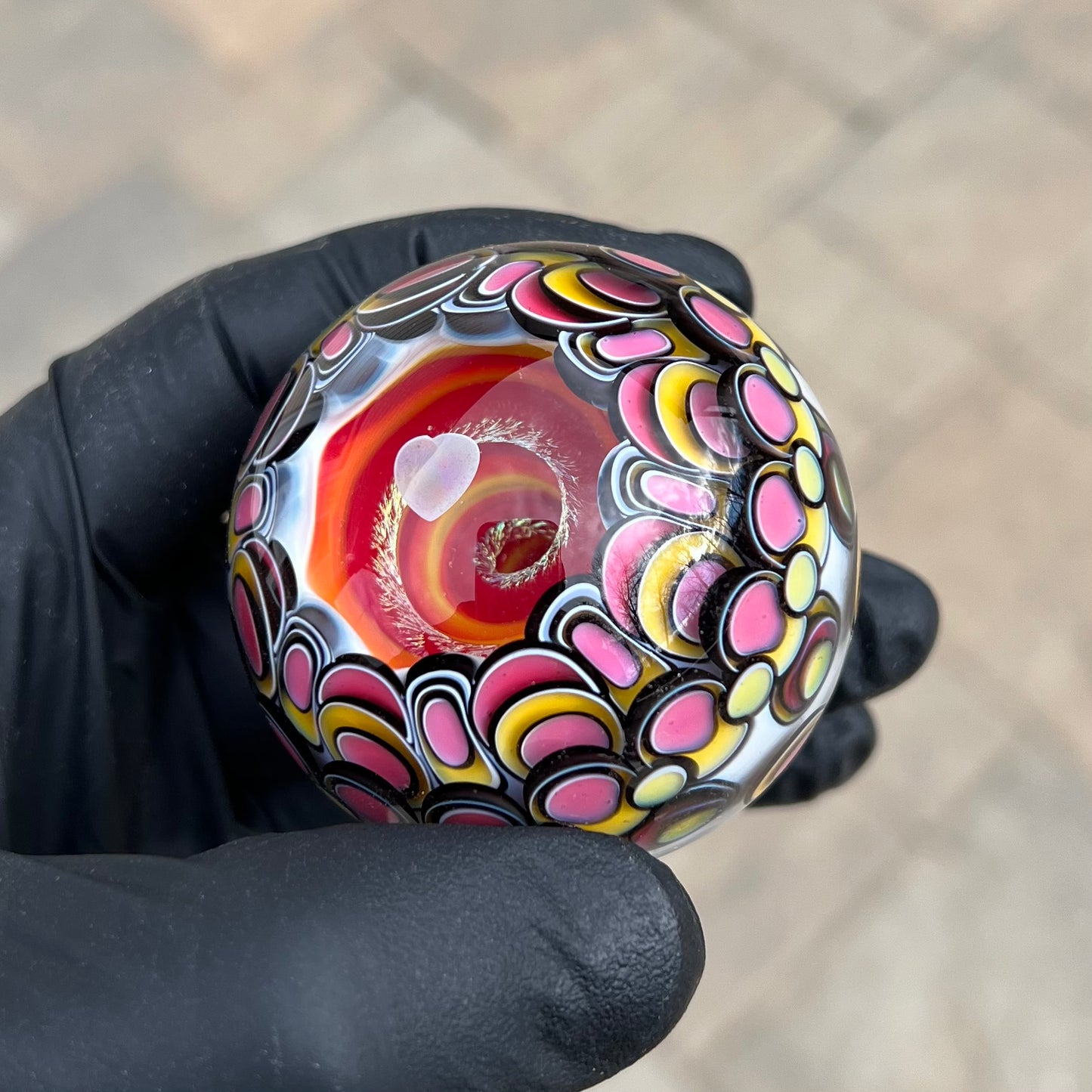 Heart Opal Vortex Marble
