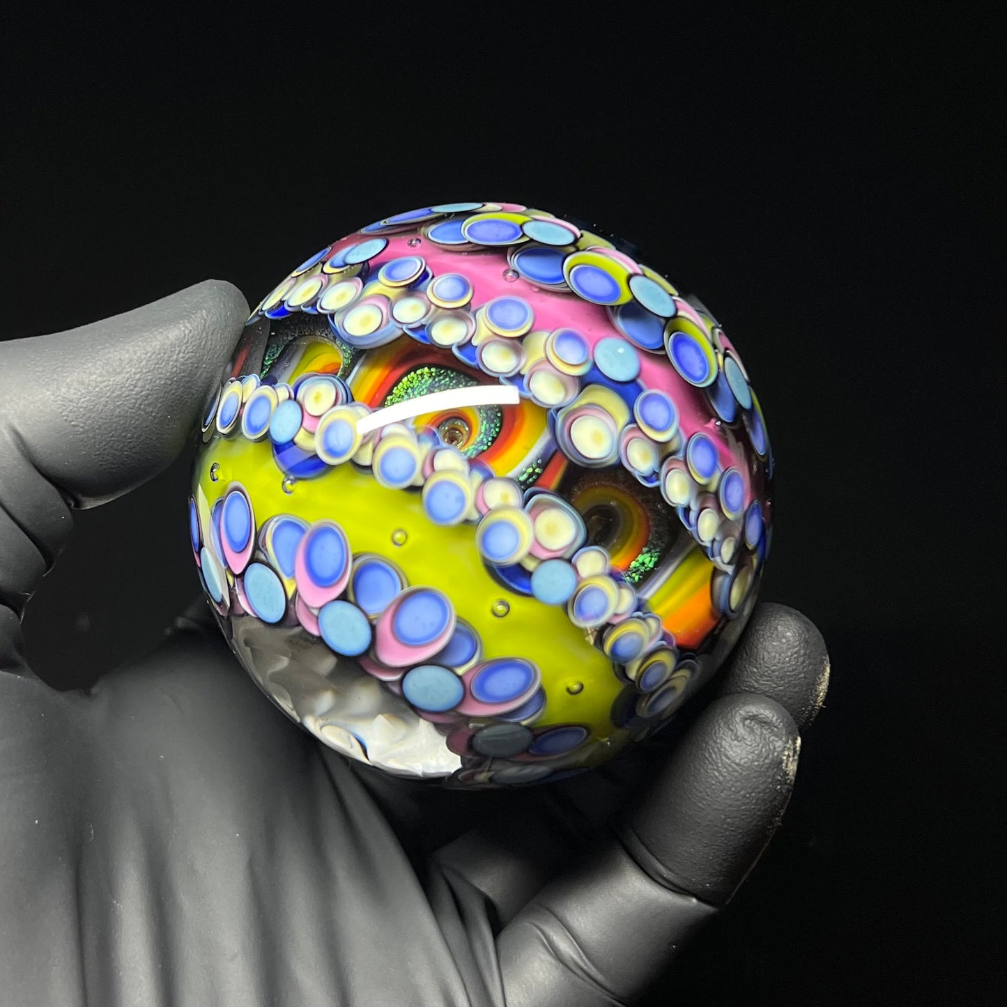 3 Inch UV Opal Eater Marble