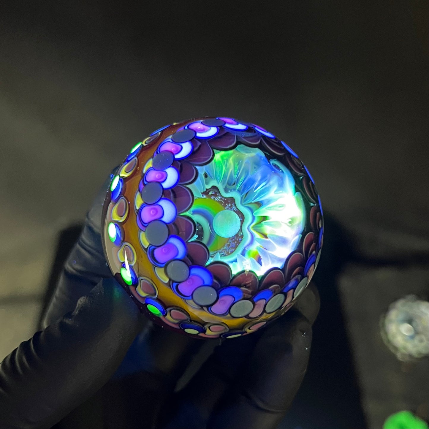 UV Bat Cave Vortex Marble