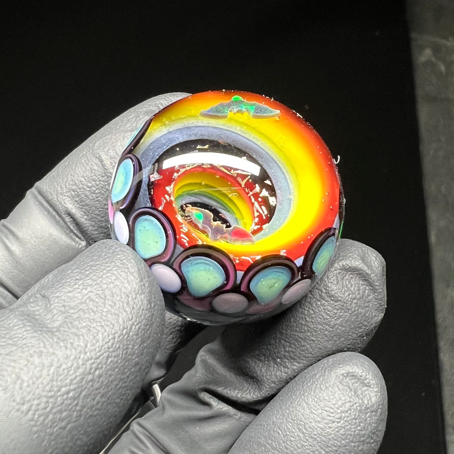 32mm UV Mini Bat Vortex Marble