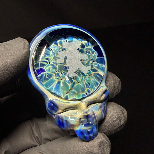 Stealie Pendant With Dancing Bear