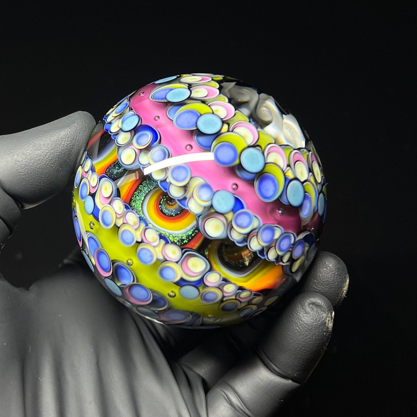 3 Inch UV Opal Eater Marble