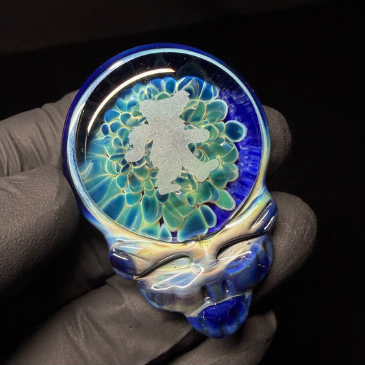 Stealie Pendant With Dancing Bear