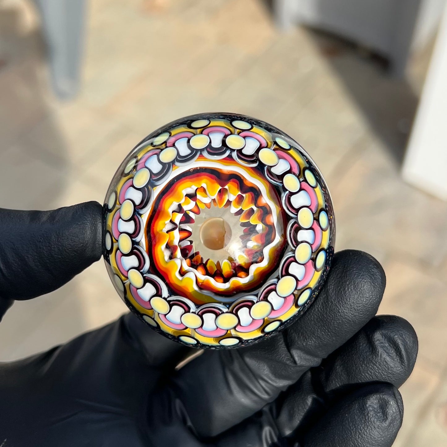 2 inch Opal Eater Cave Marble