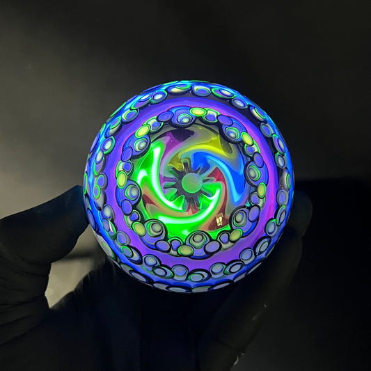 Large UV Opal Eater Cave Marble