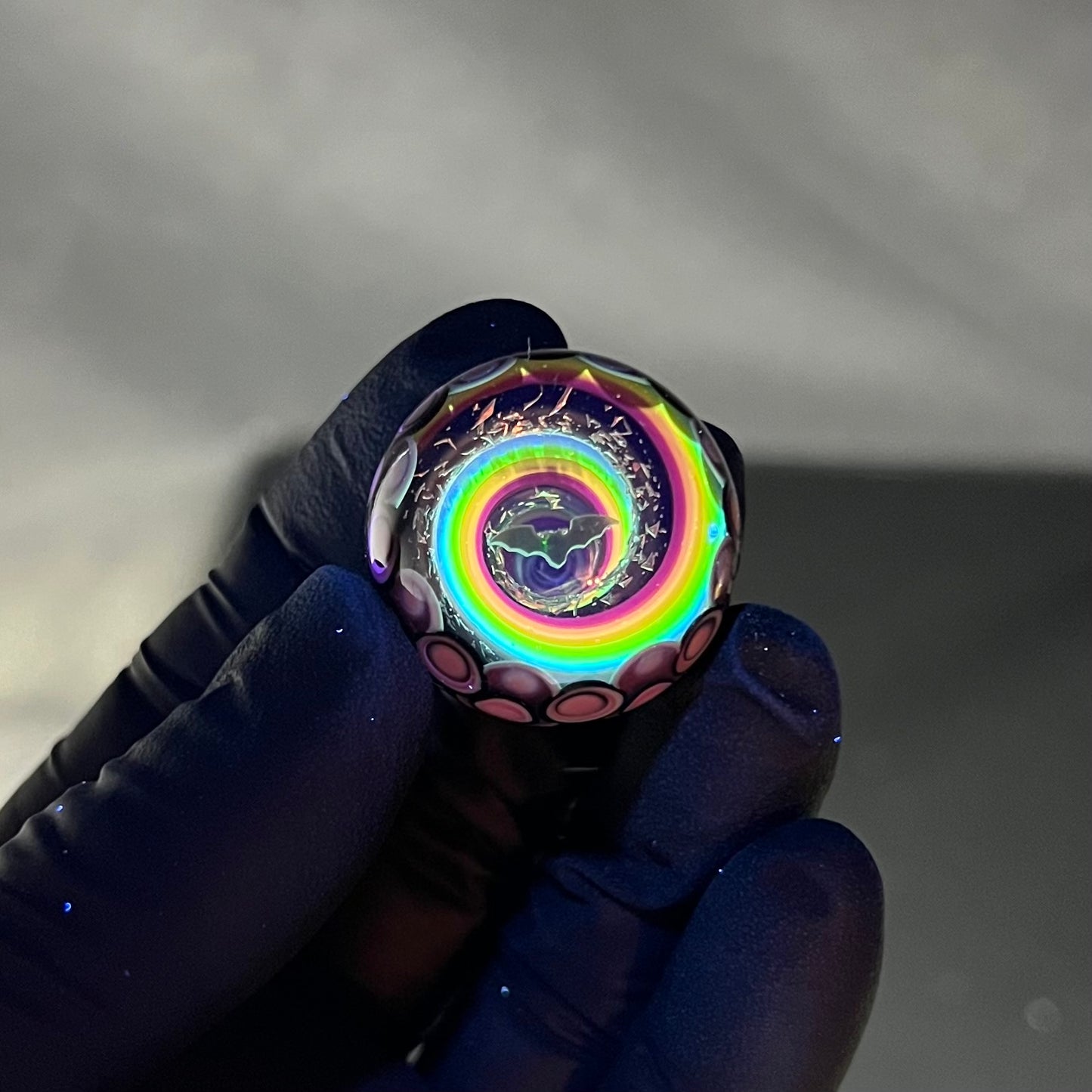 29mm UV Mini Bat Vortex Marble