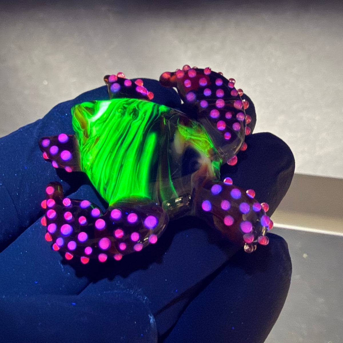 UV Tie Dye Sea Turtle Pendant