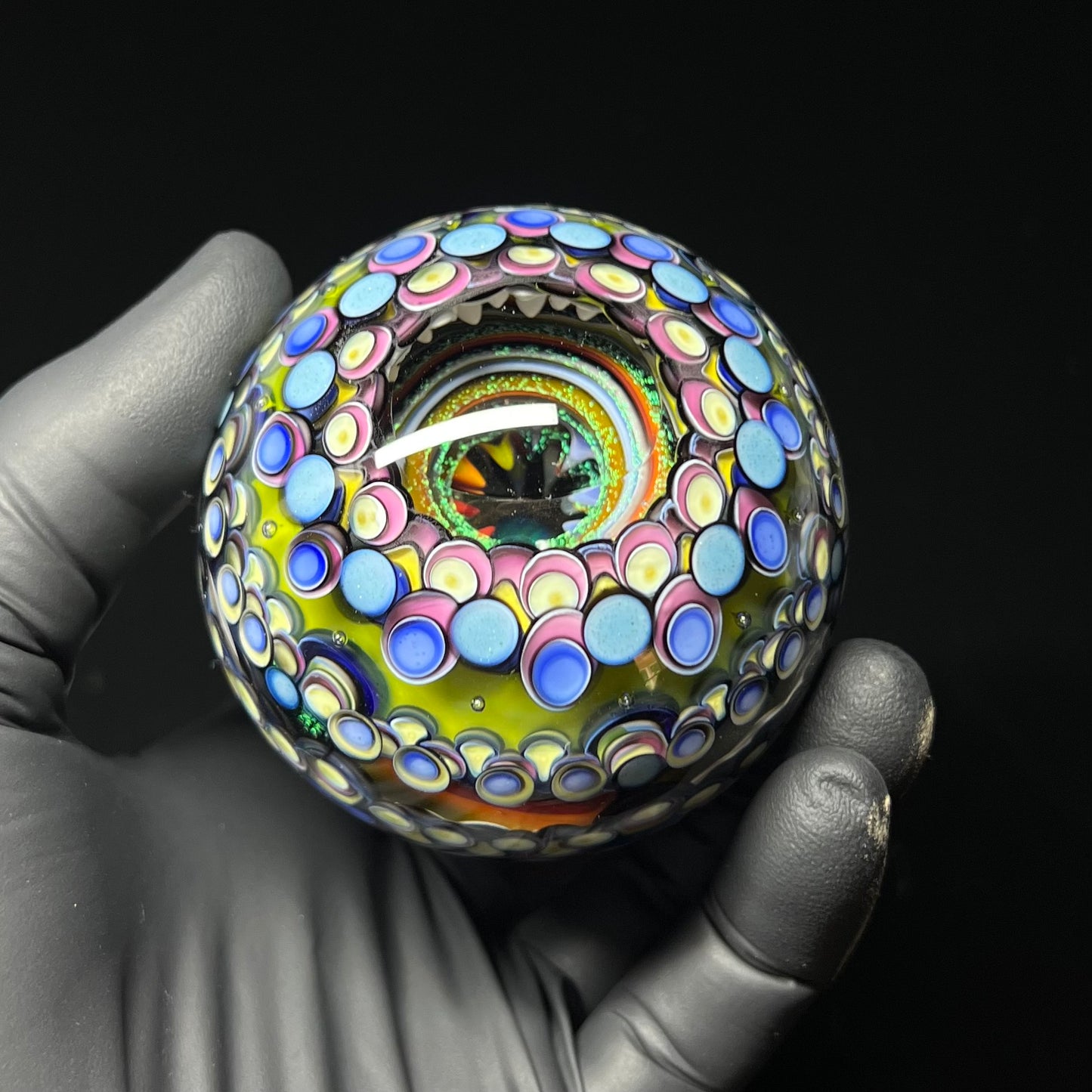 3 Inch UV Opal Eater Marble