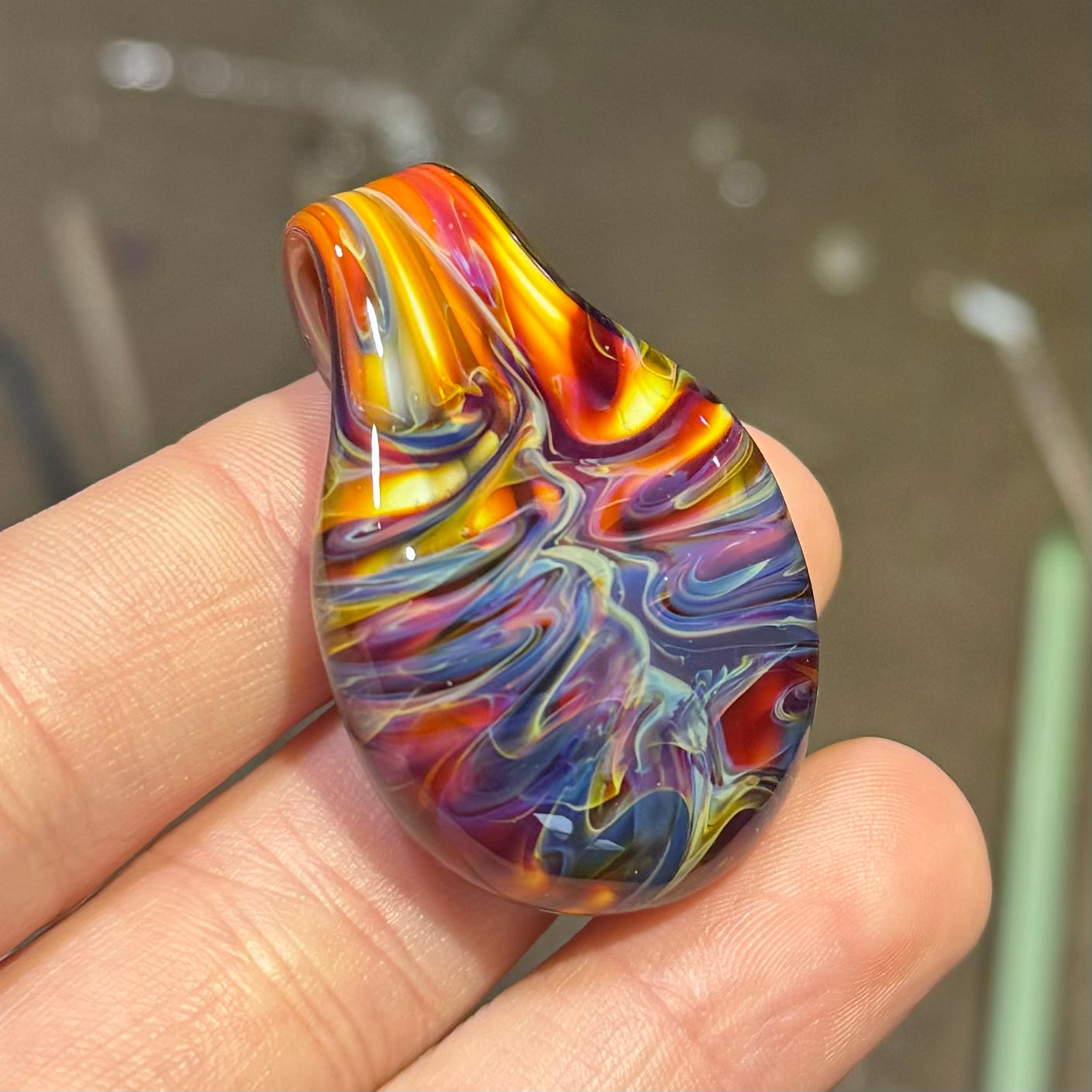 Tie Dye Pendant