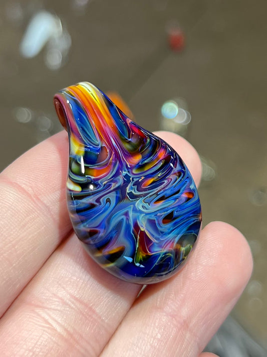 Tie Dye Pendant - E