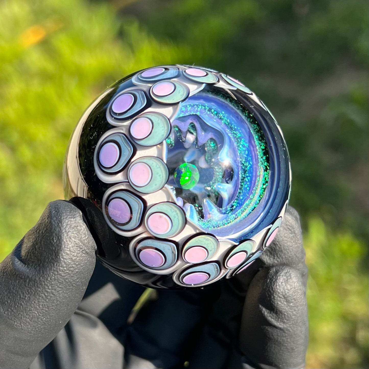 Dichroic Opal Eater Cave Marble