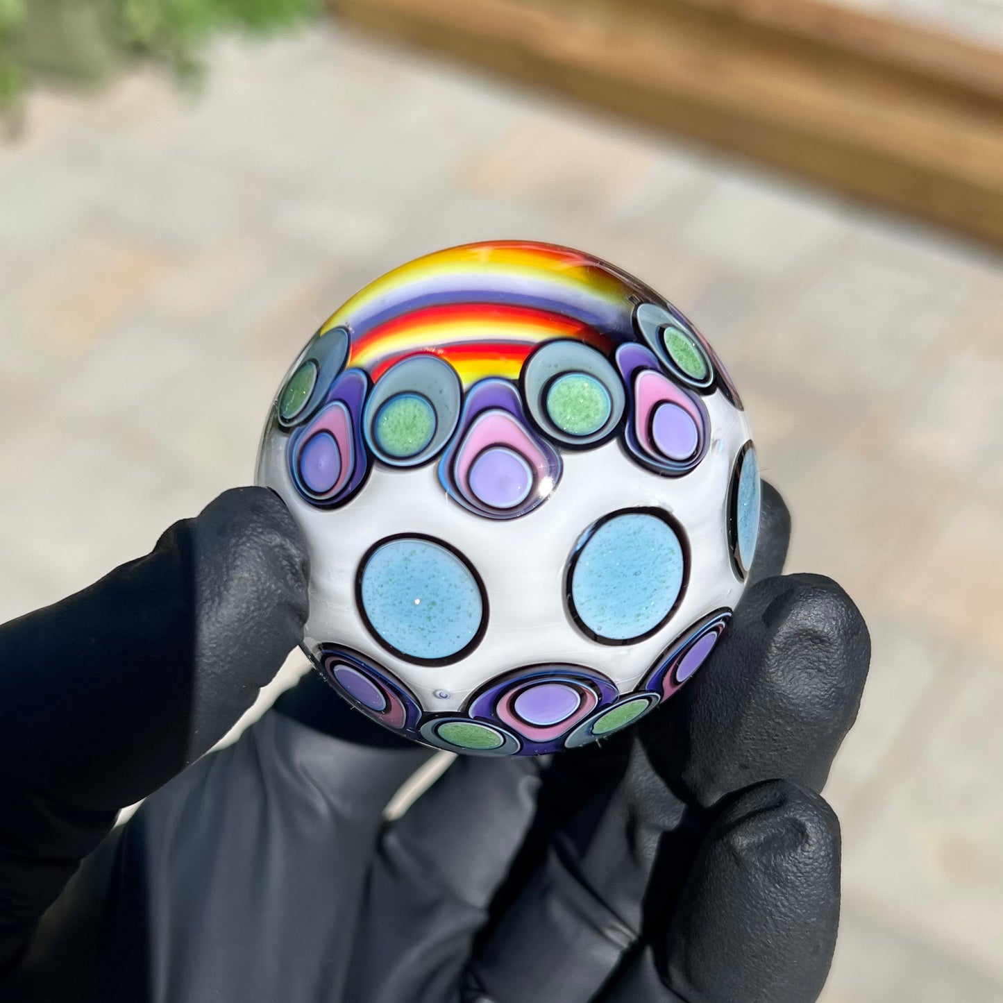 Rainbow Opal Eater Cave Marble