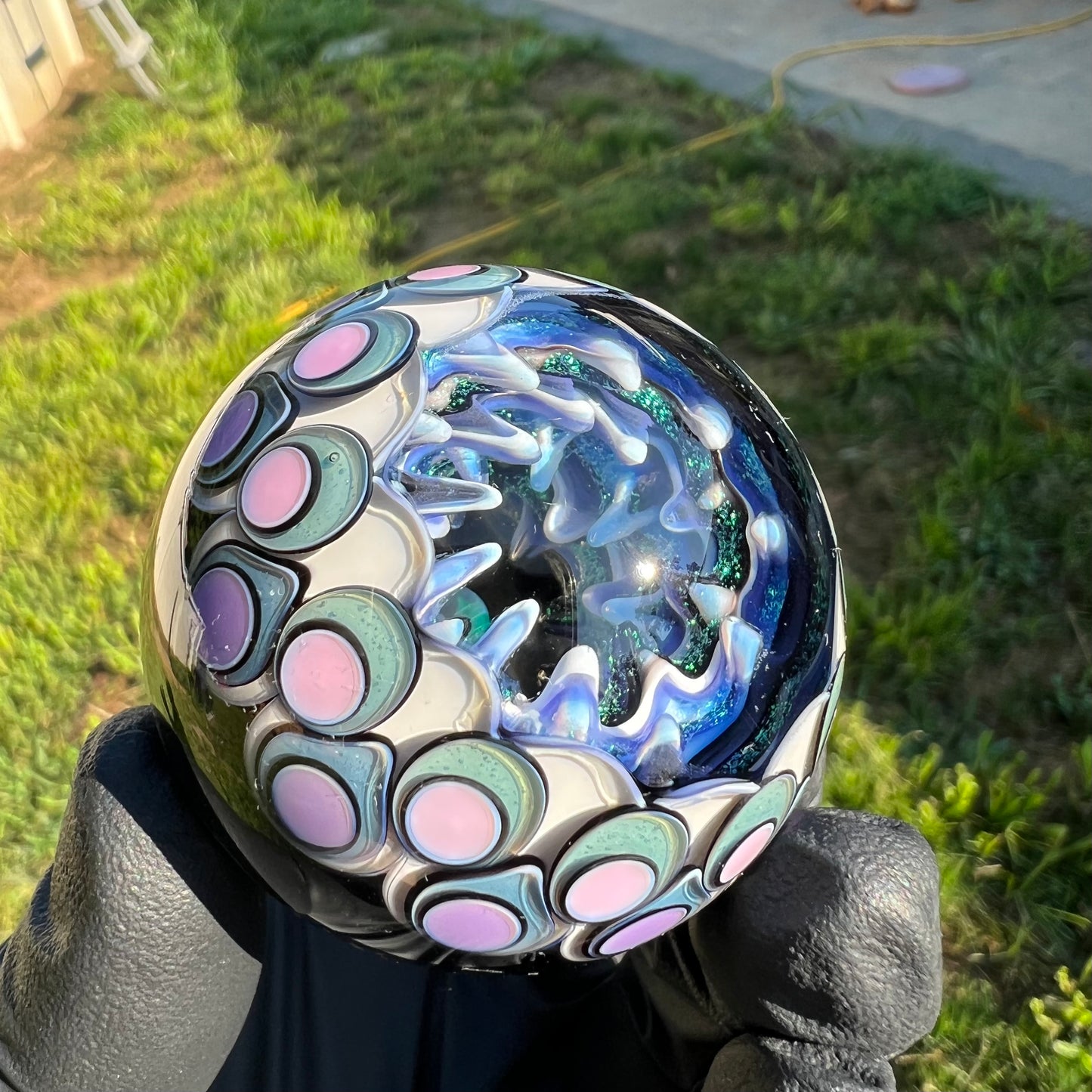 Dichroic Opal Eater Cave Marble
