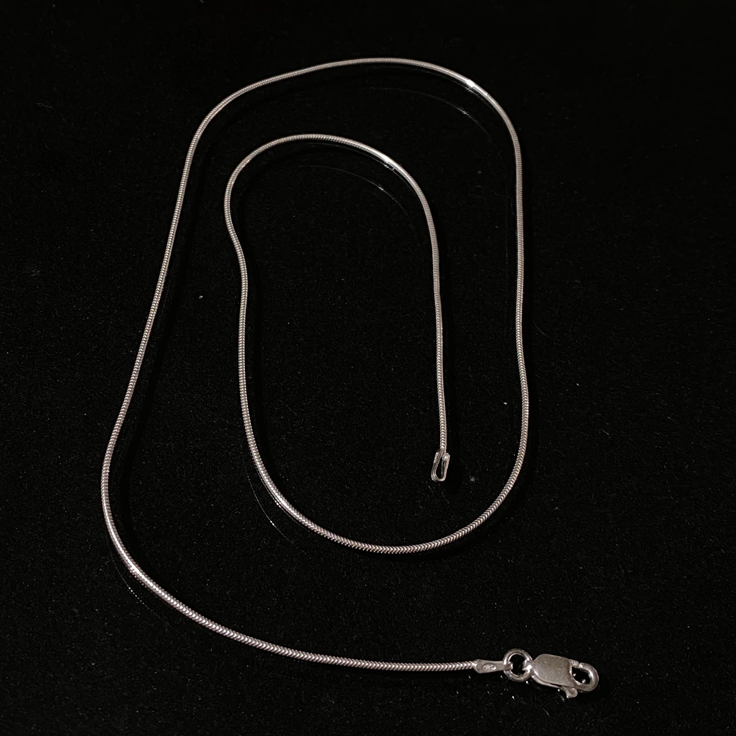20 Inch Sterling Silver Snake Chain Necklace