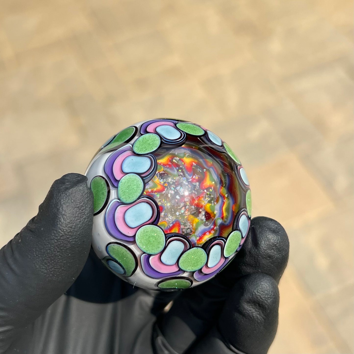 Crushed Opal Eater Cave Marble