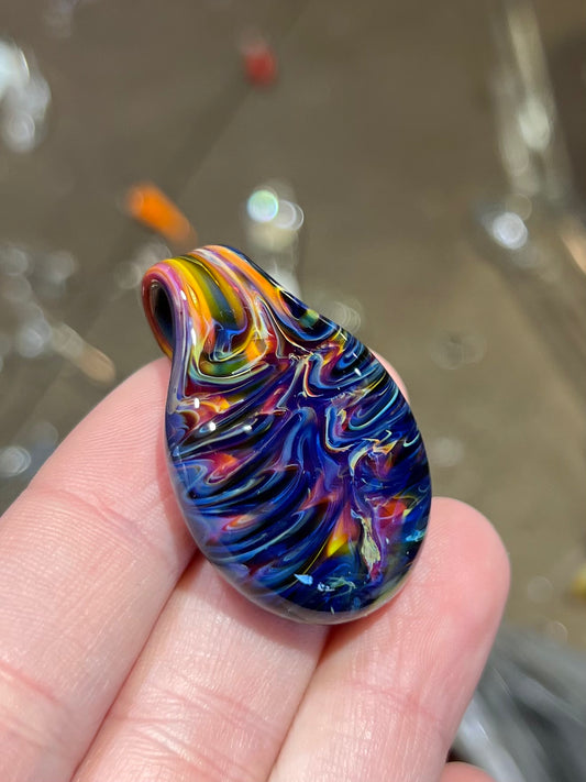 Tie Dye Pendant - D