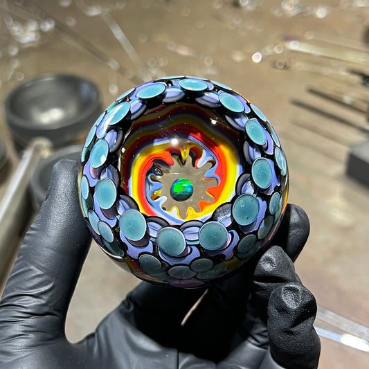 UV 6 Vortex Opal Eater Cave Marble