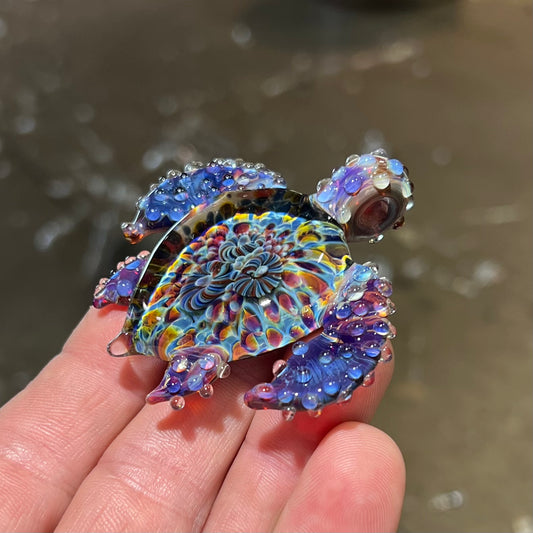 Coral Reef Sea Turtle Pendant