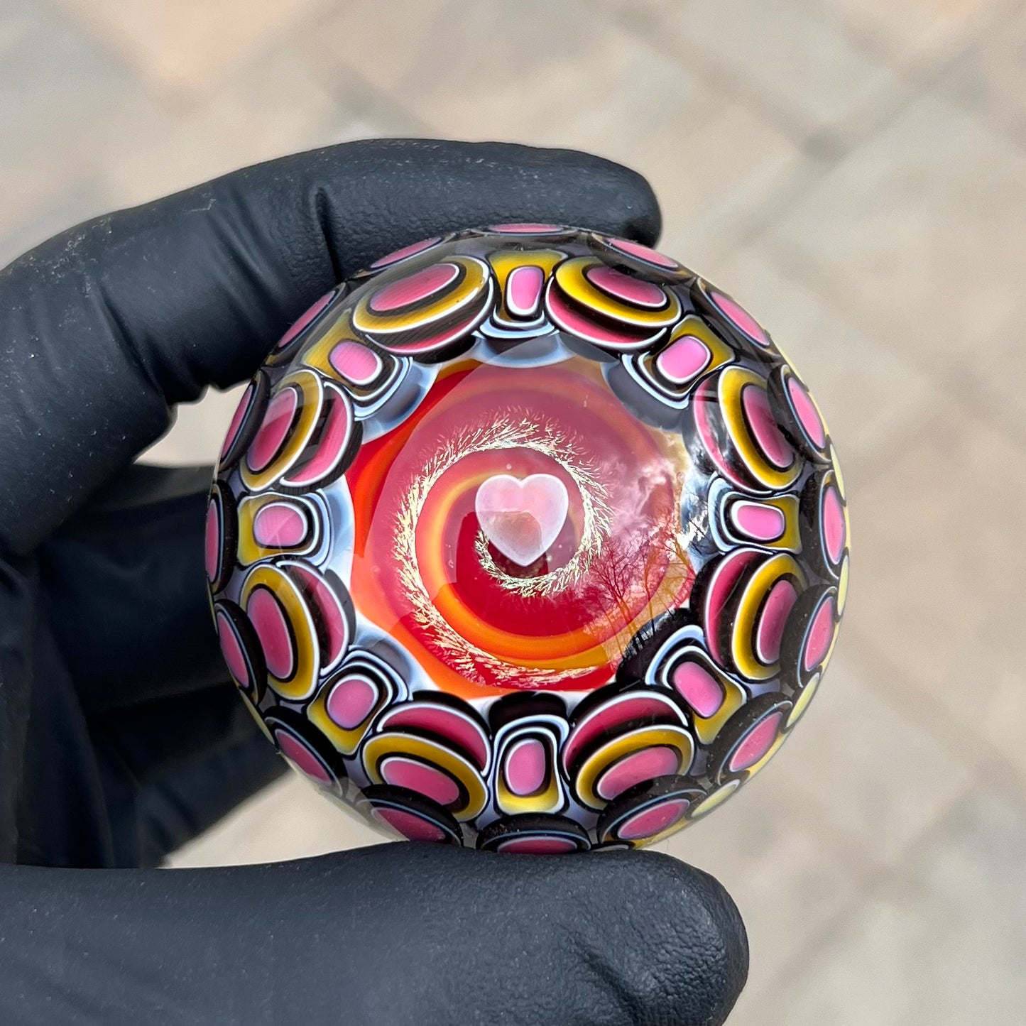 Heart Opal Vortex Marble