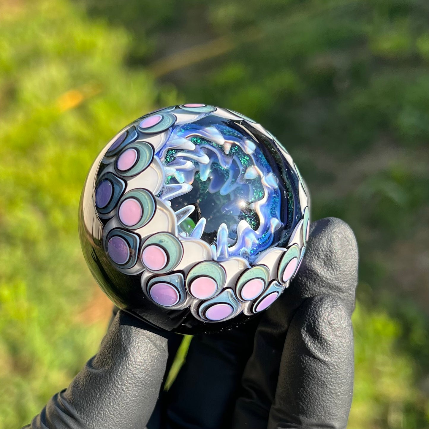 Dichroic Opal Eater Cave Marble
