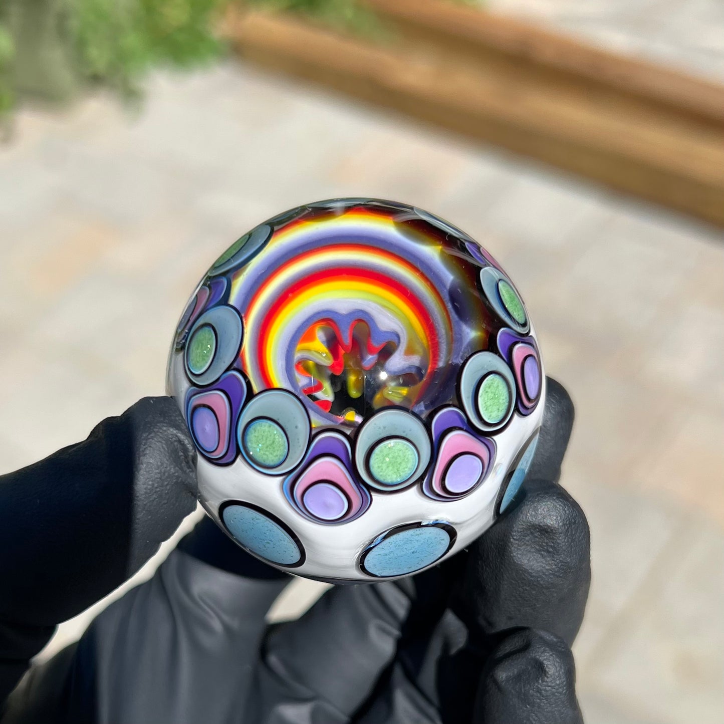 Rainbow Opal Eater Cave Marble