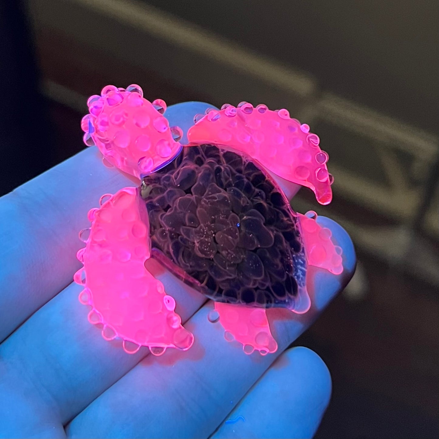 #127 UV Sea Turtle Pendant
